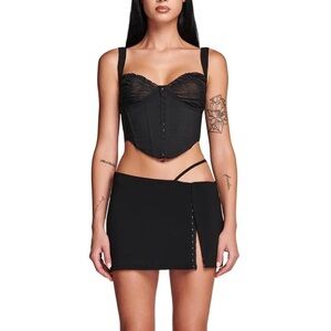 I AM GIA black Elori Skirt